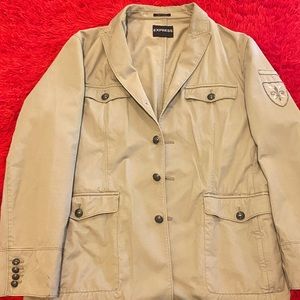 Men’s XL Jacket, Tan, Express, Used but in good condition
